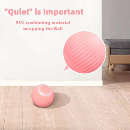 Intelligent Interactive Cat Toys Ball with LED Lights, Cat Toys, Automatic Moving Rolling Ball for Indoor Cats, Cat Automatic Toy